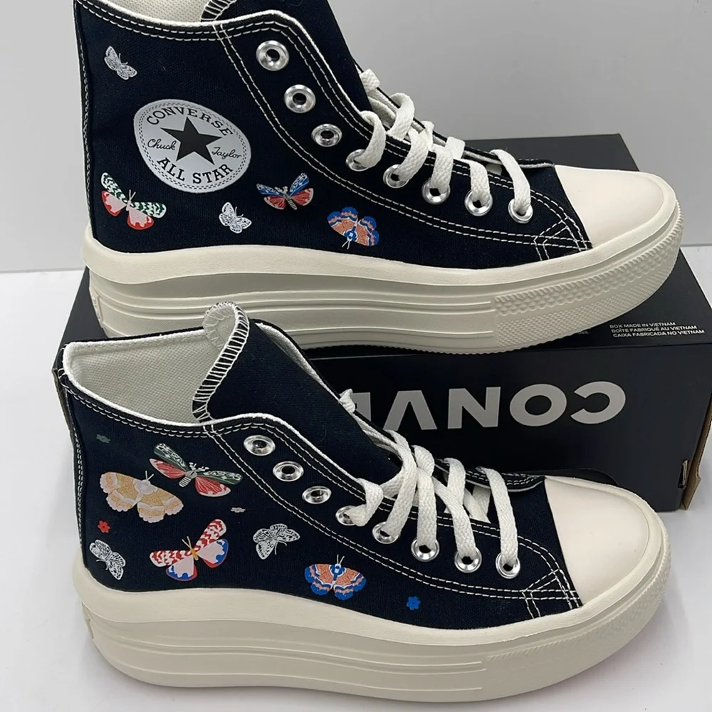 Converse WMNS Black High-Top Sneakers A05994C
CTAS MOVE HI
BLACK/EGRET/DECADE PK - Picture 2 of 16